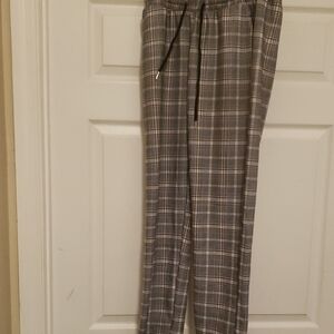 WomanGray Plaid Pants